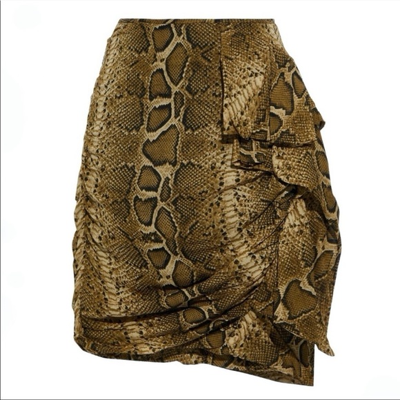 Isabel Marant snake print mini skirt - Picture 4 of 11